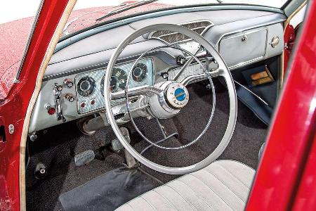 Opel Kapitn, Modell 1956, Cockpit