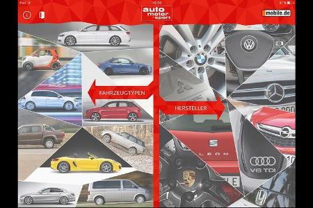 auto motor und sport im 360°-View, App für Tablets, Neuwagen