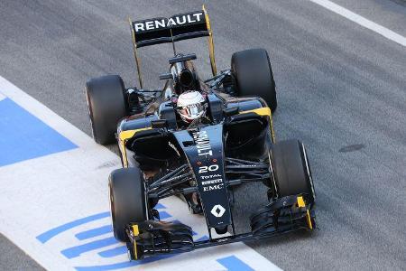 Kevin Magnussen - Renault F1 - Barcelona - Formel 1-Test - 1. März 2016