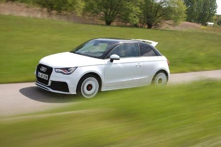 Audi A1 Quattro, Seitenansicht