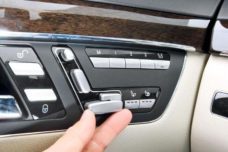Mercedes S 500, Detail, Eco-Modus, Start-Stopp-Funktion