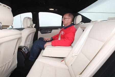 Mercedes S 500, Rücksitz, Rückbank