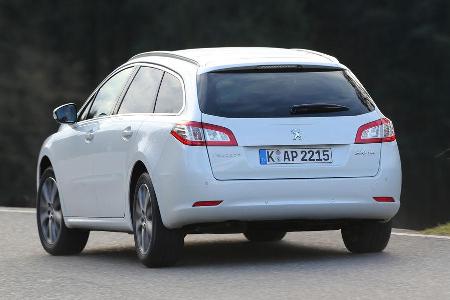 Peugeot 508 SW HDi 180, Heckansicht