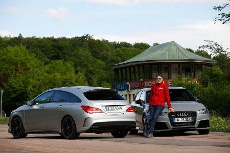 Audi RS 3 Sportback, Mercedes CLA 45 AMG Shooting Brake, Stefan Helmreich