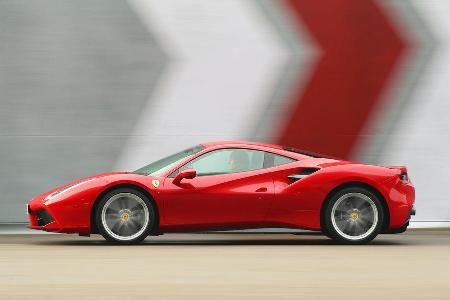 Ferrari 488 GTB, Seitenansicht