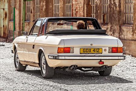 Bristol 412 SII Zagato, Heckansicht