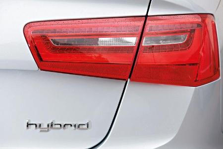 Audi A6 Hybrid, Heckleuchte, Typenbezeichnung