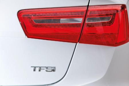 Audi A6 Hybrid, Heckleuchte, Typenbezeichnung