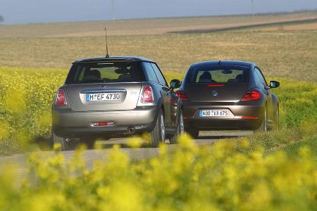 Mini One, VW Beetle 1.2 TSI