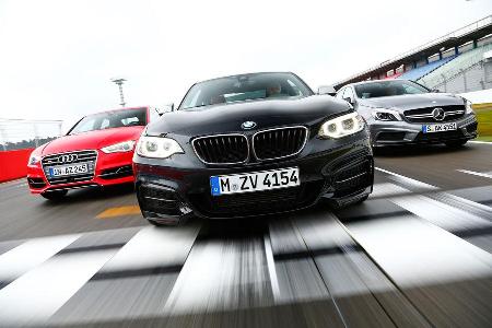 Audi S3 Limousine, BMW M235i, Mercedes A 45 AMG