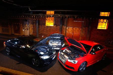 Audi S3 Limousine, BMW M235i, Mercedes A 45 AMG