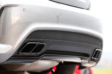 Mercedes A 45 AMG, Endrohre