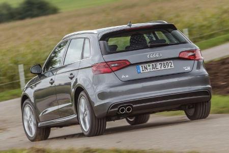 Audi A3 Sportback 1.4 TFSI COD, Heckansicht
