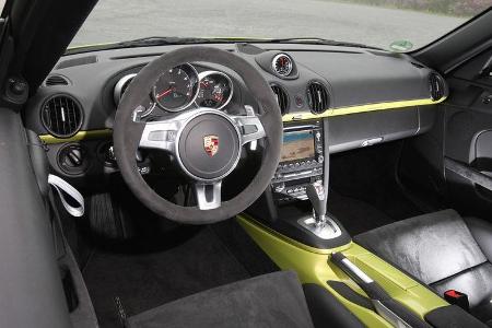 Porsche Cayman R, Cockpit, Lenkrad