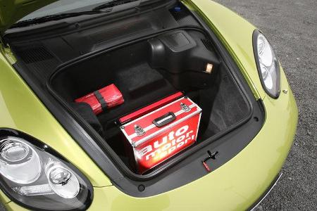 Porsche Cayman R, Kofferraum, Tasche