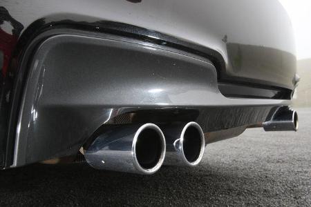 BMW Einser M Coupe, Detail, Auspuff