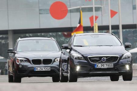 Volvo V40 Cross Country, BMW X1 x-Drive 28i, Frontansicht