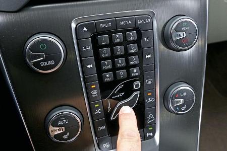 Volvo V40 Cross Country, Mittelkonsole, Bedienelemente