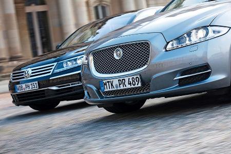 Jaguar XJ 3.0 D, VW Phaeton V6 TDI Jaguar XJ 3.0 D, VW Phaeton V6 TDI