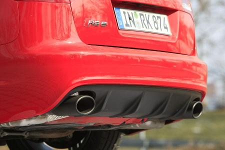 Audi RS6 Avant, Auspuff