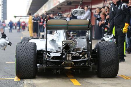 Lewis Hamilton - Mercedes - Formel 1-Test - Barcelona - 22. Februar 2016