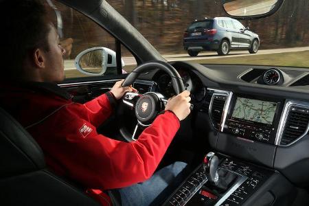 BMW X3 xDrive 35d, Porsche Macan S Diesel, Ausfahrt