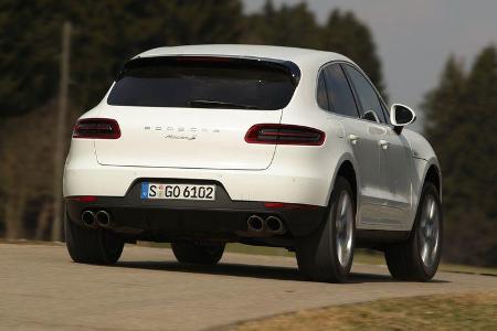 Porsche Macan S Diesel, Heckansicht