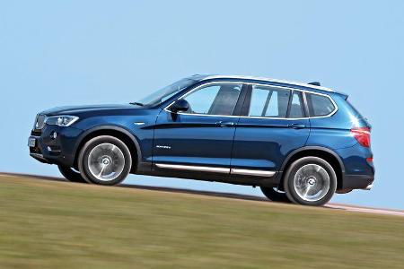 BMW X3 xDrive 35d, Seitenansicht