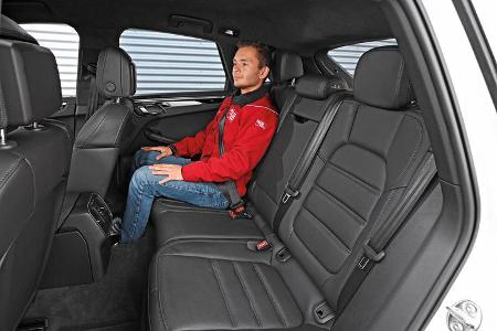 Porsche Macan S Diesel, Fondsitz, Beinfreiheit