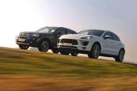 BMW X3 xDrive 35d, Porsche Macan S Diesel,