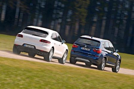 BMW X3 xDrive 35d, Porsche Macan S Diesel,