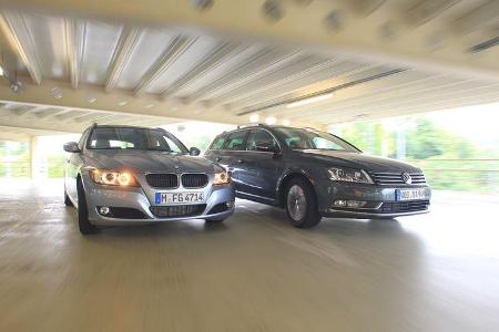 BMW 320d Touring, VW Passat 2.0 TDI Variant