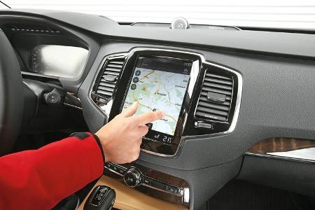 Volvo XC90 D5, Display, Navi