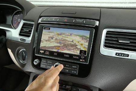 VW Touareg V6 TDI, Navi, Display