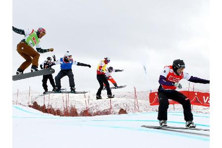 Beckhaus und Fischer erstmals Snowboardcross-Meister