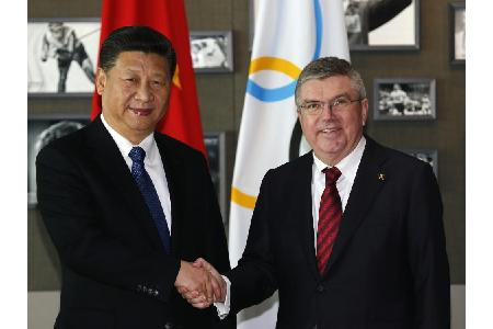 IOC-Präsident Bach trifft Chinas Staatspräsidenten Xi Jinping