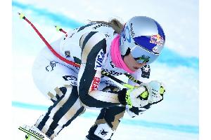 Abfahrt auf der Kandahar: 77. Weltcup-Sieg für Vonn - Rebensburg hervorragende Dritte