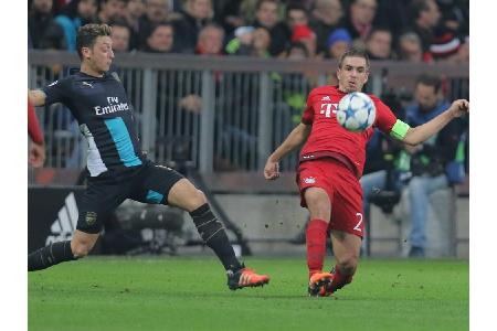 FC Bayern gegen Arsenal: Dreimal im Achtelfinale weiter