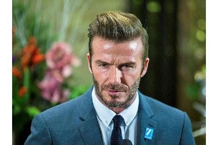 Medien: Beckham verliert Zahn beim Snowboarden Medien: Beckham verliert Zahn beim Snowboarden