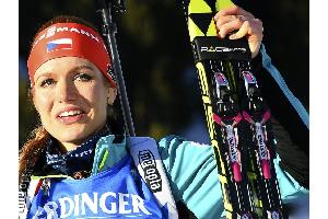 Gesicht der Biathlon-WM: Gabriela Koukalova (Tschechien)