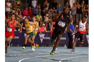 "Nitro Athletics": Bolt mit erfolgreichem Start in Abschiedstournee