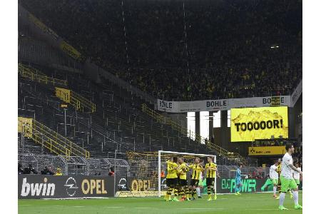 Dortmund auch ohne Gelbe Wand wieder auf Kurs