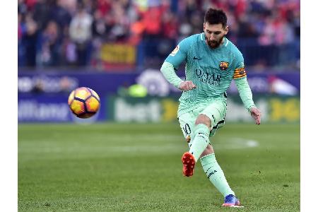 Real bleibt nach Zittersieg vorne - Barca gewinnt dank Messi