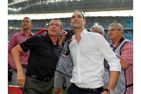 Rangnick und Mintzlaff bekräftigen: Keine Sorgen um Europapokalteilnahme Rangnick und Mintzlaff bekräftigen: Keine Sorgen um Europapokalteilnahme