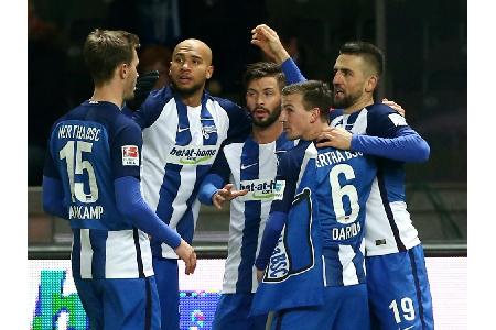 Ibisevic erlöst Hertha: Heimstarke Berliner gewinnen Verfolgerduell gegen Frankfurt Ibisevic erlöst Hertha: Heimstarke Berliner gewinnen Verfolgerduell gegen Frankfurt