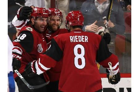 Rieder mit einem Assist bei Coyotes-Sieg Rieder mit einem Assist bei Coyotes-Sieg