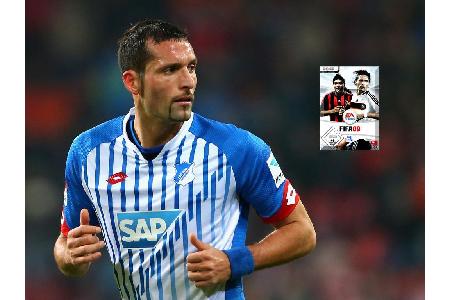 Der Stürmer war mit seinem markanten Gesicht auf FIFA 09 zu sehen.