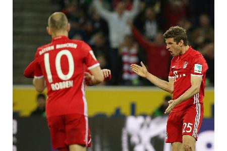 Erstes Bundesliga-Tor seit 99 Tagen: Müller schießt Bayern zum Sieg in Gladbach