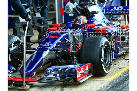 Das Red-Bull-Schwesterauto lief dagegen nicht ganz so rund. Für Daniil Kvyat blieb nach 45 Runden nur der siebte Platz.