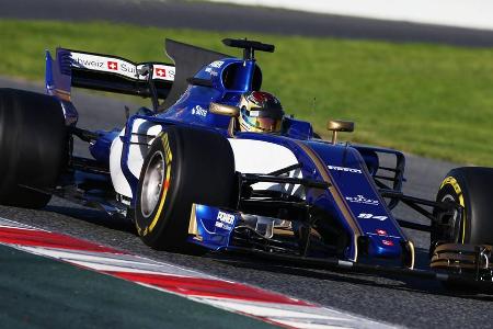 Seine Premiere im neuen Auto feierte Pascal Wehrlein. Nach überstandener Verletzung saß der 22-Jährige am Dienstag erstmals ...